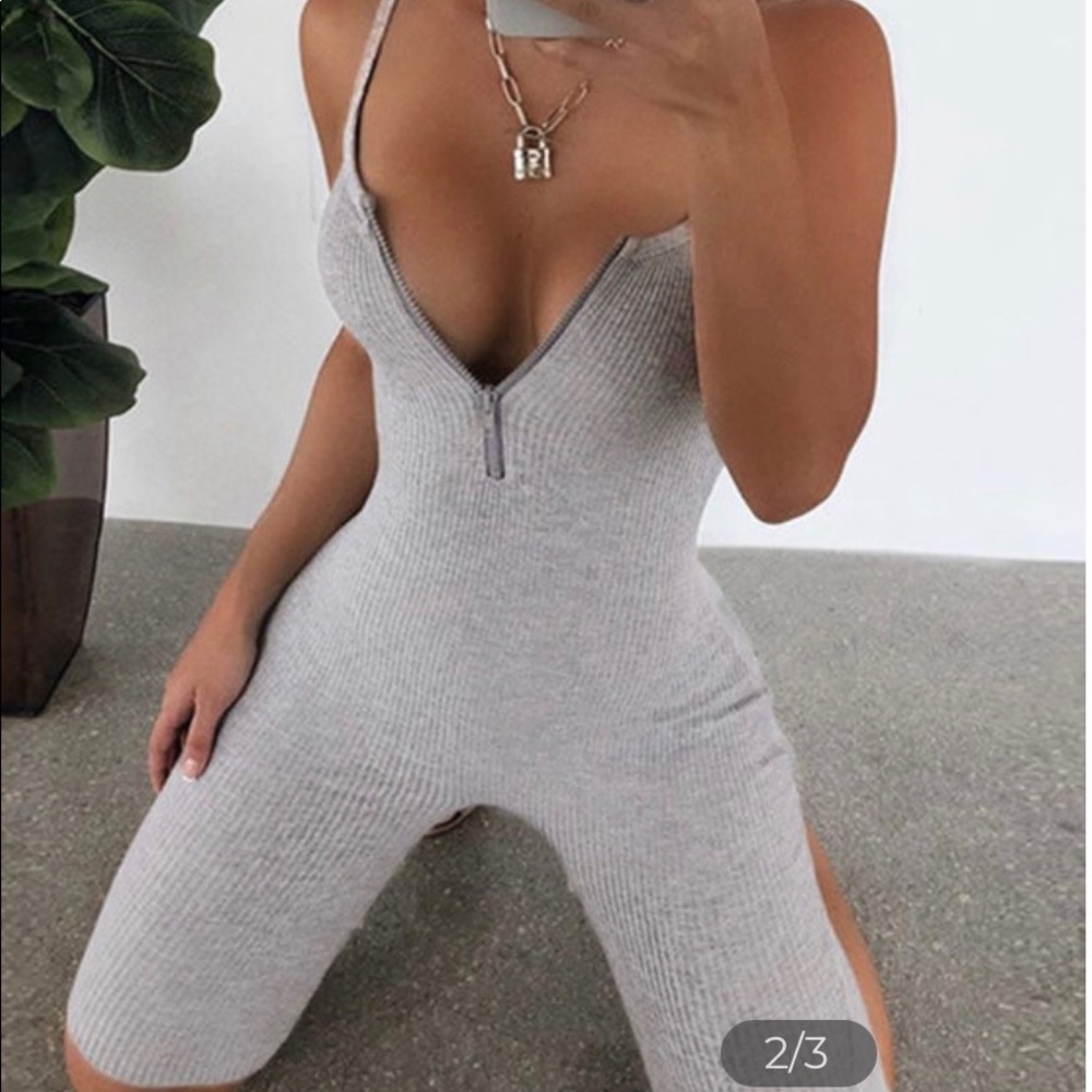 Light grey romper